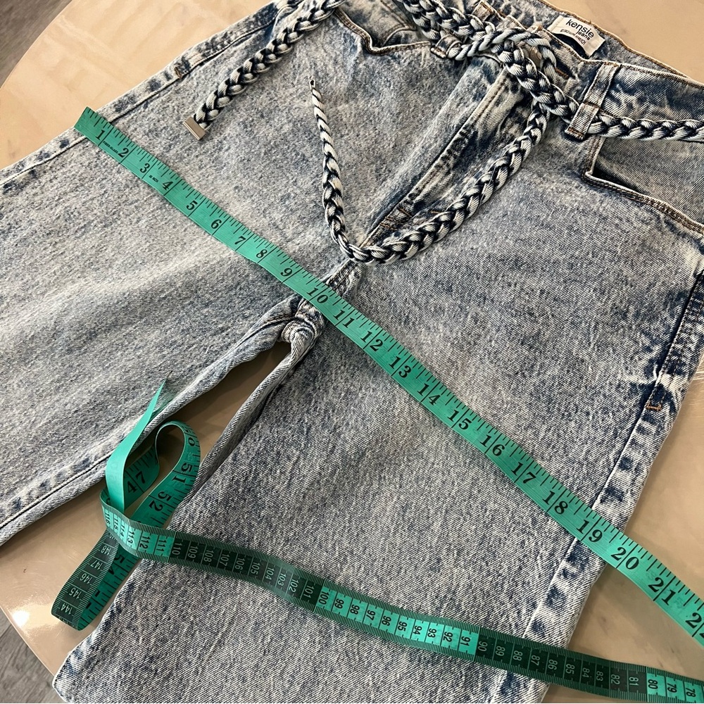 Kensie High Rise Wide Leg Jeans. - Picture 12 of 16